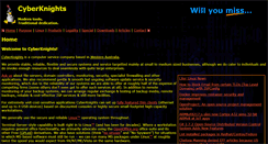 Desktop Screenshot of cyberknights.com.au